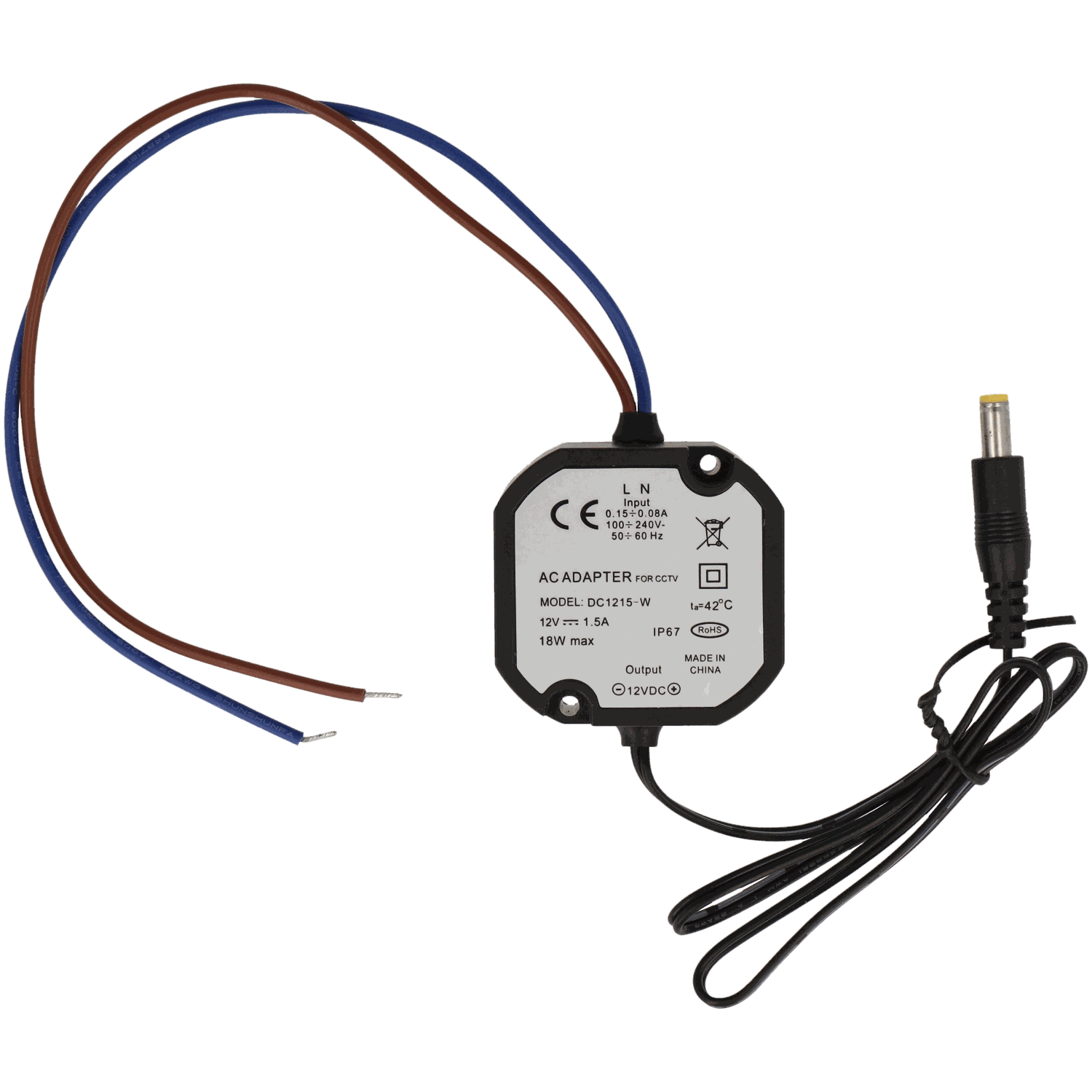 Dc 12v 1,5a power supply