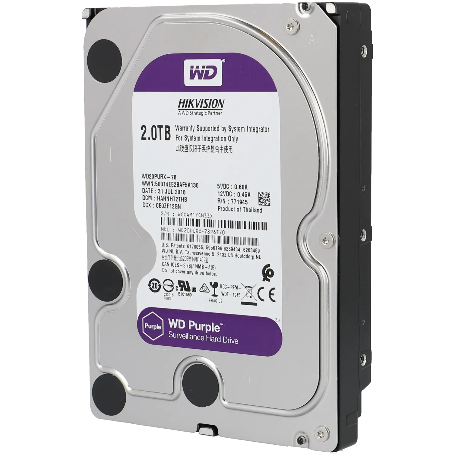 2 tb-Festplatte purple