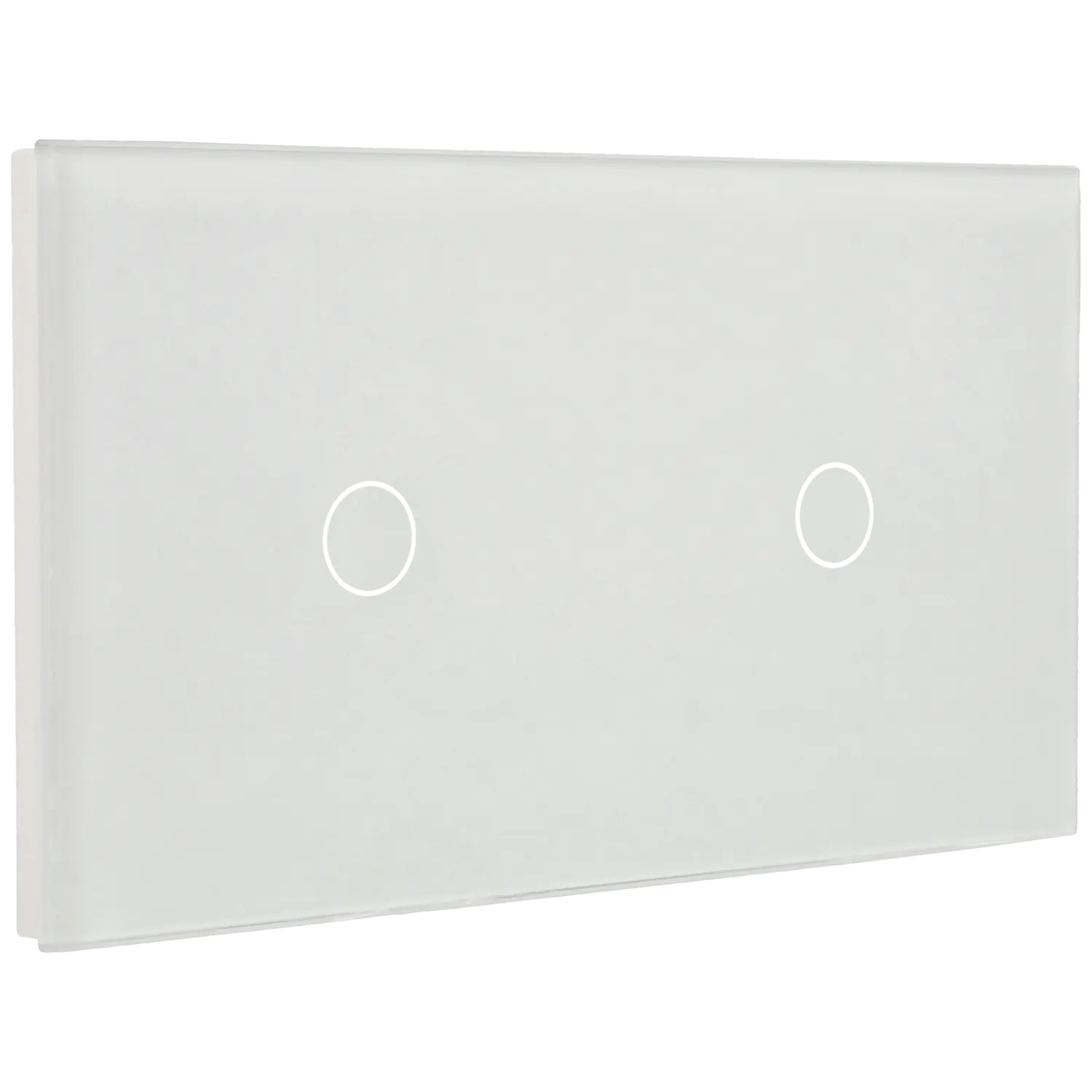 Panneau de commutation double avec 2 boutons