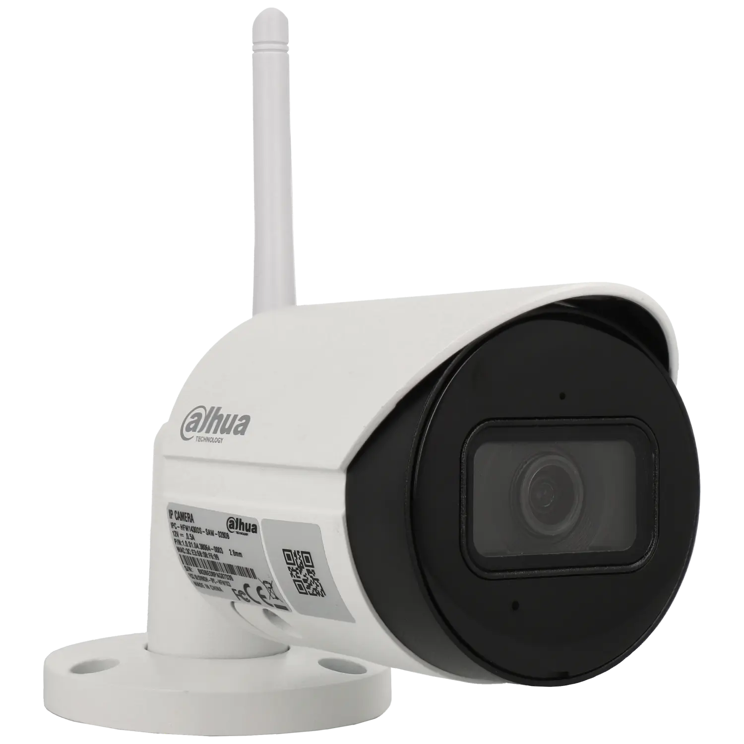 [IPC-HFW1430DS-SAW] Telecamera bullet ip da 4 megapixel e ottica fissa